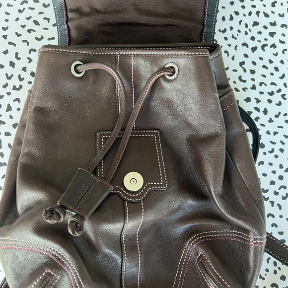 Coach Soho Mini Leather Backpack - Picture 4 of 9